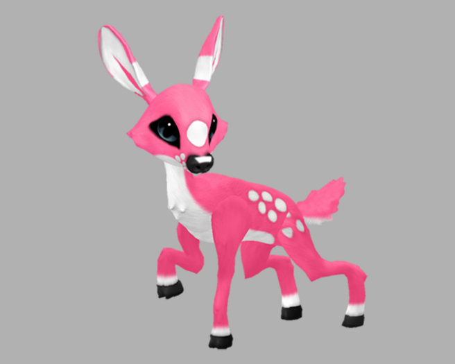 Passion Slate Male No Antlers Fawn Log. Breedable! No food necessary! Make Money!