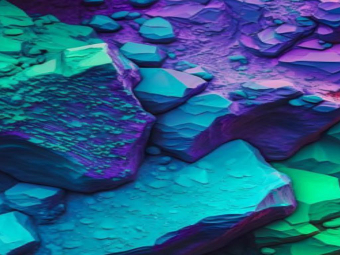Neon Stones Texture