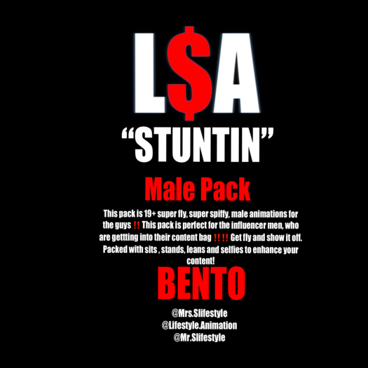 L$A - "STUNTIN" MALE PACK
