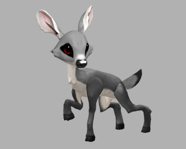Silvy Redlight Female Elk (DNA) Fawn Log. Breedable! No food necessary! Make Money!
