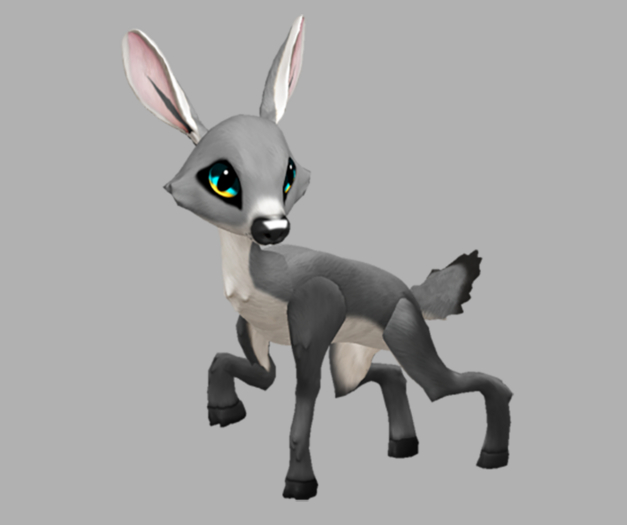 Silvy Soltra Male No Antlers Fawn Log. Breedable! No food necessary! Make Money!