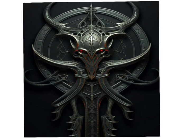 Demonic Alien Poster