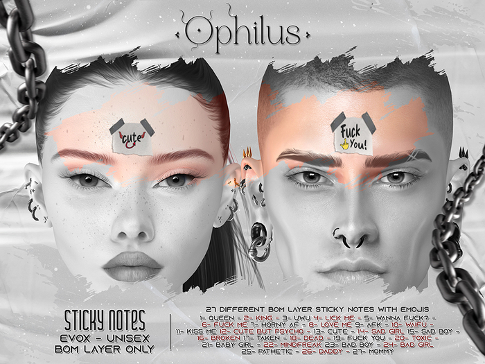 - Ophilus - Sticky Notes (EvoX - Bom Only)