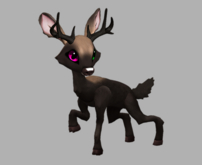 MOUSSE WATERMELON MALE DEER Fawn Log. Breedable! No food necessary! Make money!