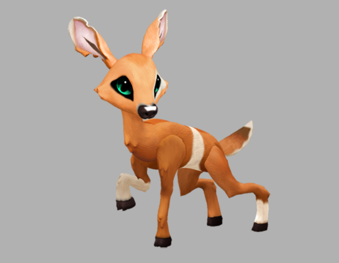 CAPRA CYSPARK MALE NO ANTLERS Fawn Log. Breedable! No food necessary! Make money!