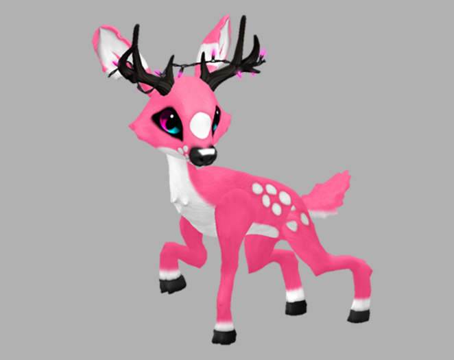 PASSION GENSA MALE PINK LIGHTS Fawn Log. Breedable! No food necessary! Make money!