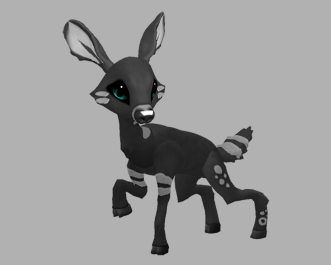CHARKY SEAFOAM FEMALE (OVER UNDER) Fawn Log. Breedable! No food necessary! Make money!