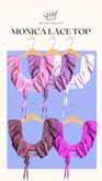 DRAMA QUEEN Monica Lace Top Purples Pack (ADD)