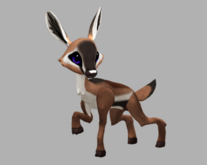 ANTY INDIGO FEMALE (ANTELOPE DNA) Fawn Log. Breedable! No food necessary! Make money!