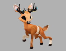 CAPRA SLATE MALE DUO LIGHTS Fawn Log. Breedable! No food necessary! Make money!