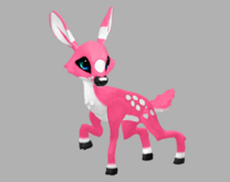 PASSION SPLASHY FEMALE (NO ANTLERS) Fawn Log. Breedable! No food necessary! Make money!