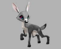 SILVY GENSA MALE NO ANTLERS FAWN LOG. BREEDABLE! NO FOOD NECESSARY! MAKE MONEY!