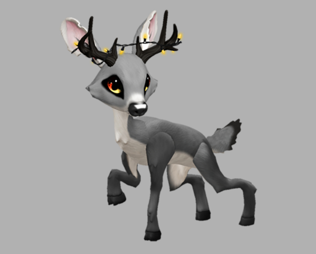 SILVY KINDLE MALE YELLOW LIGHTS FAWN LOG. BREEDABLE! NO FOOD NECESSARY! MAKE MONEY!