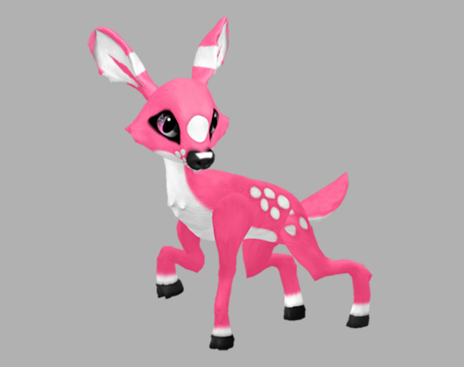 PASSION BLUSHING MALE NO ANTLERS FAWN LOG. BREEDABLE! NO FOOD NECESSARY! MAKE MONEY!