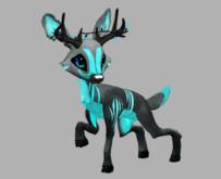 INSIGNIS TEARDROP MALE BLUE LIGHTS FAWN LOG. BREEDABLE! NO FOOD NECESSARY! MAKE MONEY!