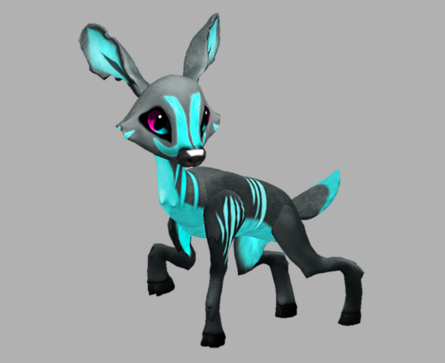 INSIGNIS GENSA FEMALE (BLUE LIGHTS DNA) FAWN LOG. BREEDABLE! NO FOOD NECESSARY! MAKE MONEY!
