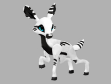 INKY BLUESPECK FEMALE (NO ANTLERS) FAWN LOG. BREEDABLE! NO FOOD NECESSARY! MAKE MONEY!