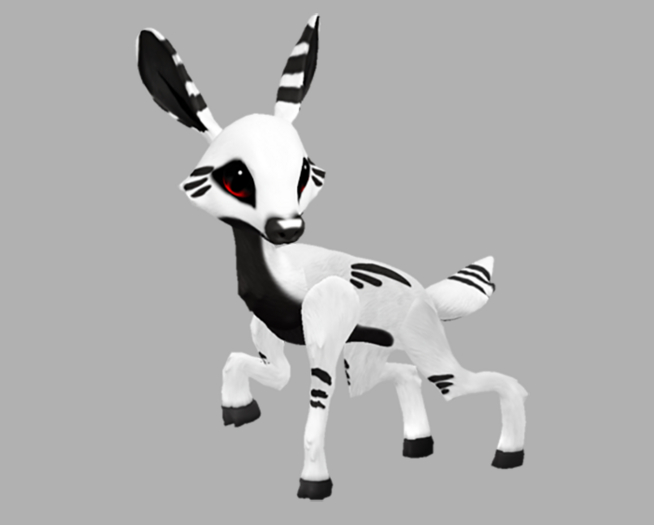 INKY REDLIGHT FEMALE (NO ANTLERS) FAWN LOG. BREEDABLE! NO FOOD NECESSARY! MAKE MONEY!