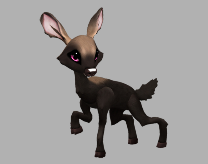 MOUSSE SPICED FEMALE (NO ANTLERS) FAWN LOG. BREEDABLE! NO FOOD NECESSARY! MAKE MONEY!