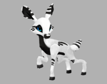 INKY TEARDROP MALE NO ANTLERS FAWN LOG. BREEDABLE! NO FOOD NECESSARY! MAKE MONEY!