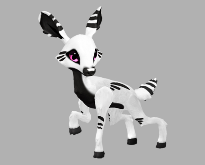 INKY BUBBLEGUM MALE NO ANTLERS FAWN LOG. BREEDABLE! NO FOOD NECESSARY! MAKE MONEY!