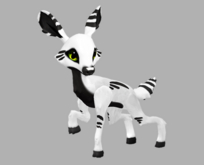 INKY LIME MALE NO ANTLERS FAWN LOG. BREEDABLE! NO FOOD NECESSARY! MAKE MONEY!