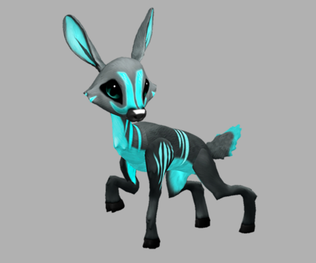INSIGNIS SEAFOAM MALE NO ANTLERS FAWN LOG. BREEDABLE! NO FOOD NECESSARY! MAKE MONEY!