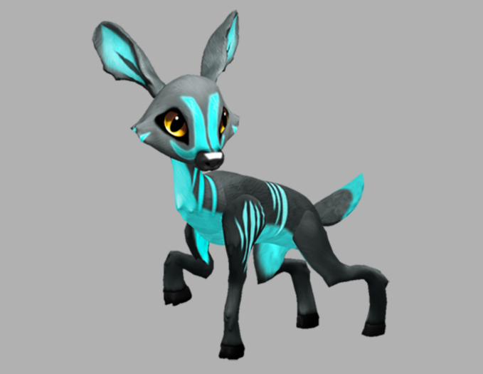 INSIGNIS GOLDSPECK MALE NO ANTLERS FAWN LOG. BREEDABLE! NO FOOD NECESSARY! MAKE MONEY!