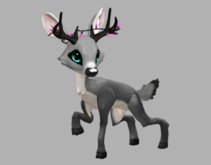 SILVY CYAN MALE PINK LIGHTS FAWN LOG. BREEDABLE! NO FOOD NECESSARY! MAKE MONEY!