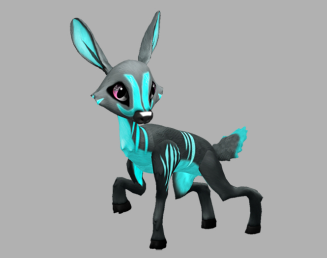 INSIGNIS BLUSHING MALE NO ANTLERS FAWN LOG. BREEDABLE! NO FOOD NECESSARY! MAKE MONEY!