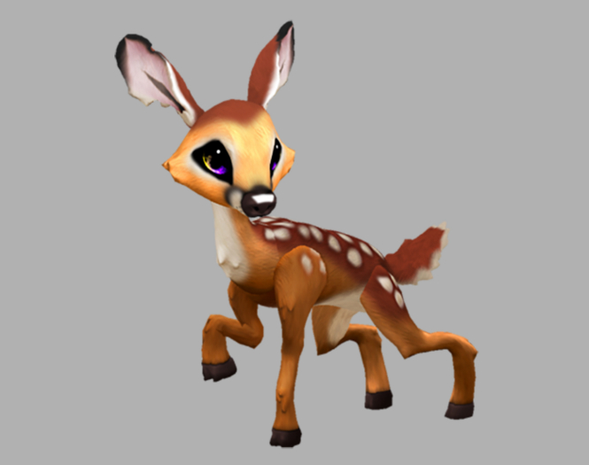 FAWNY INDY MALE NO ANTLERS FAWN LOG. BREEDABLE! NO FOOD NECESSARY! MAKE MONEY!