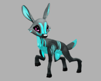 INSIGNIS BUBBLEGUM MALE NO ANTLERS FAWN LOG. BREEDABLE! NO FOOD NECESSARY! MAKE MONEY!