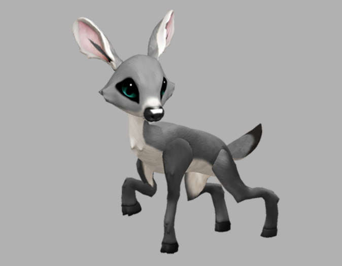 SILVY SEAFOAM FEMALE PINK LIGHTS (DNA) FAWN LOG. BREEDABLE! NO FOOD NECESSARY! MAKE MONEY!