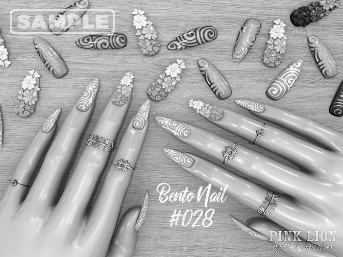 *PL* bento nail #028 sample