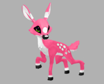 PASSION GHASTLY MALE NO ANTLERS FAWN LOG. BREEDABLE! NO FOOD NECESSARY! MAKE MONEY!