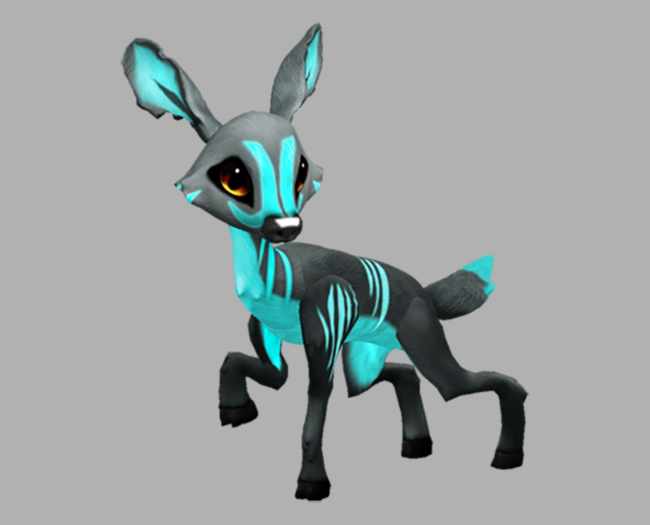 INSIGNIS PYRO MALE NO ANTLERS FAWN LOG. BREEDABLE! NO FOOD NECESSARY! MAKE MONEY!