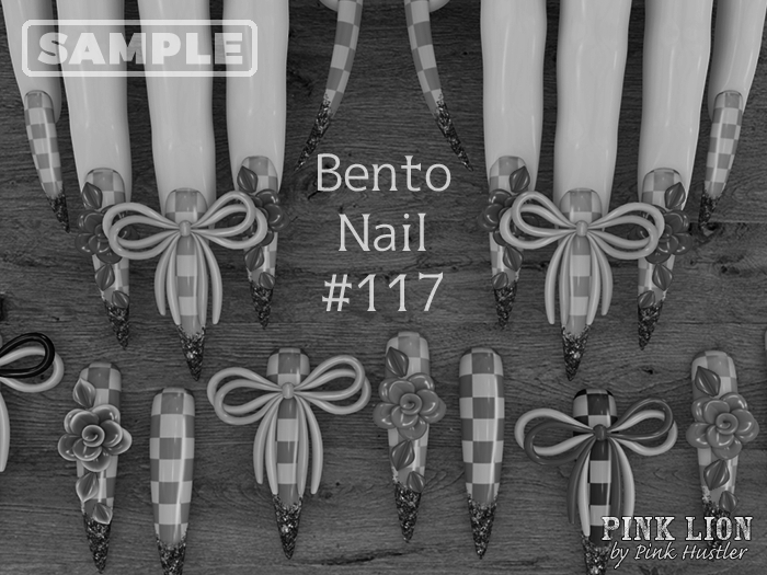 *PL* bento nail #117 sample