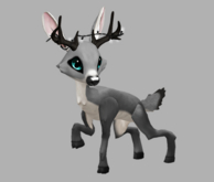 SILVY CYAN MALE WHITE LIGHTS FAWN LOG. BREEDABLE! NO FOOD NECESSARY! MAKE MONEY!