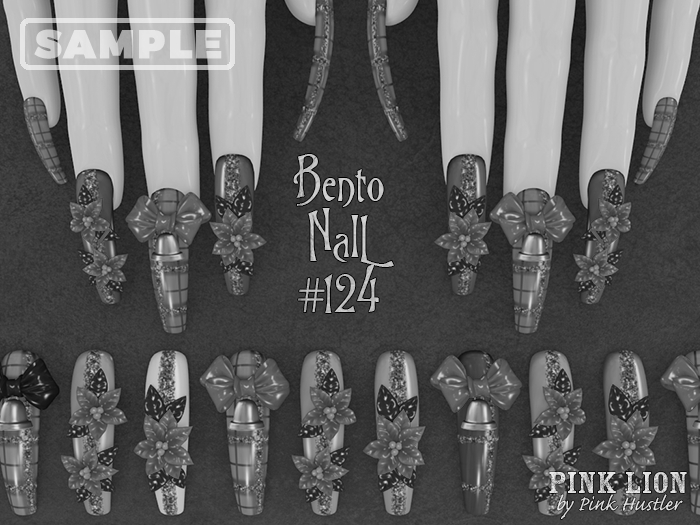 *PL* bento nail #124 sample