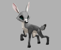 SILVY SEAFOAM FEMALE PINK LIGHTS (DNA) FAWN LOG. BREEDABLE! NO FOOD NECESSARY! MAKE MONEY!