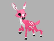 PASSION SLATE FEMALE NO ANTLERS FAWN LOG. BREEDABLE! NO FOOD NECESSARY! MAKE MONEY!