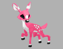 PASSION SLATE MALE NO ANTLERS FAWN LOG. BREEDABLE! NO FOOD NECESSARY! MAKE MONEY!