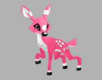 PASSION BLUSHING MALE NO ANTLERS FAWN LOG. BREEDABLE! NO FOOD NECESSARY! MAKE MONEY!