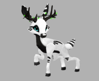 INKY CYAN MALE GREEN LIGHTS FAWN LOG. BREEDABLE! NO FOOD NECESSARY! MAKE MONEY!