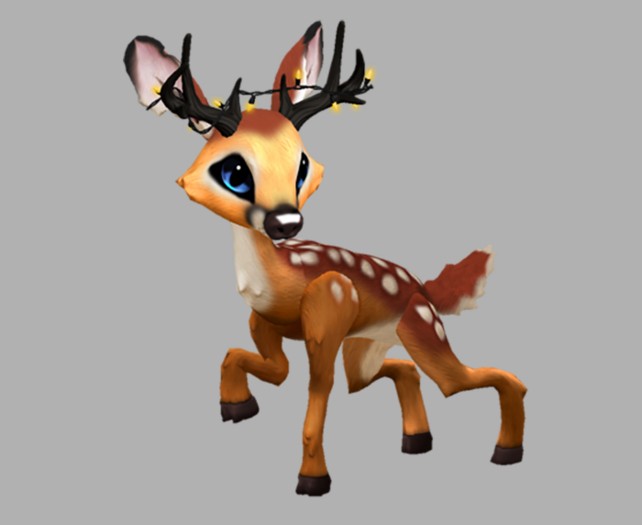 FAWNY SKY MALE YELLOW LIGHTS FAWN LOG. BREEDABLE! NO FOOD NECESSARY! MAKE MONEY!