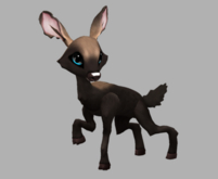 MOUSSE ICELIGHT FEMALE PINK LIGHTS (DNA) FAWN LOG. BREEDABLE! NO FOOD NECESSARY! MAKE MONEY!