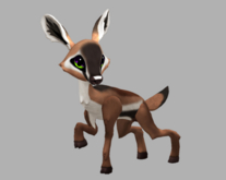 ANTY GHASTLY FEMALE NO ANTLERS FAWN LOG. BREEDABLE! NO FOOD NECESSARY! MAKE MONEY!