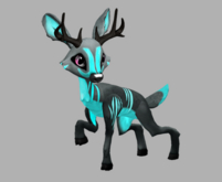 INSIGNIS BLUSHING MALE DEER FAWN LOG. BREEDABLE! NO FOOD NECESSARY! MAKE MONEY!