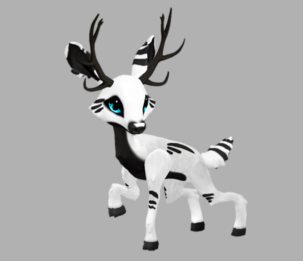 INKY BLUESPECK MALE ELK FAWN LOG. BREEDABLE! NO FOOD NECESSARY! MAKE MONEY!