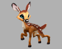 FAWNY CYAN FEMALE (DEER DNA) FAWN LOG. BREEDABLE! NO FOOD NECESSARY! MAKE MONEY!